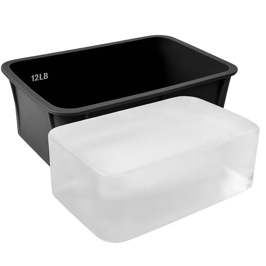 HYICE 12LB Giant Silicone Ice Block Mold for Cold Plunge Ice Bath